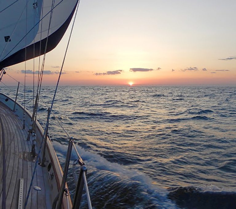 Atlantic Sailing sunset