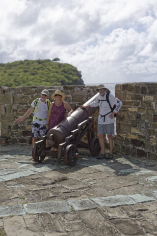 Wayward Wind Crew - Fort Overlooking English Harbour