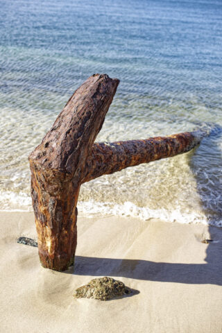 Old Ship's Anchor at Freeman'sBay