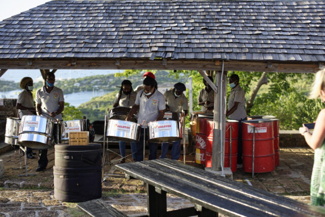 Reggae Band at Shirley Heights Party