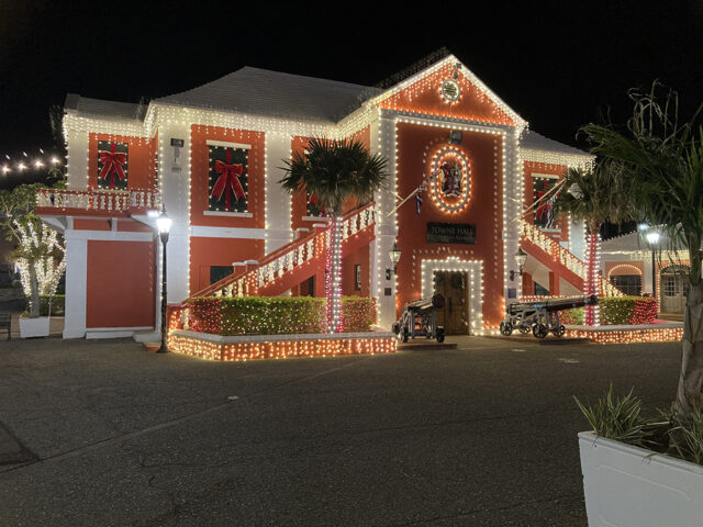 St. George's Town Hall Decorated For Christmas