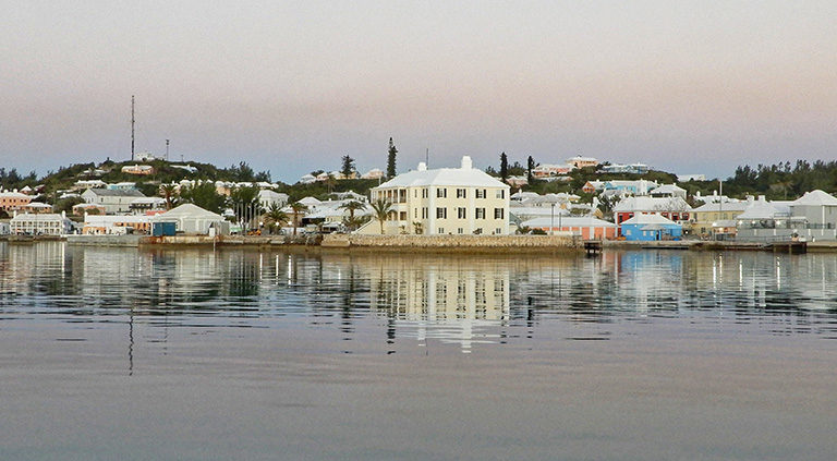 Early Morning View of St. George From the Harbour