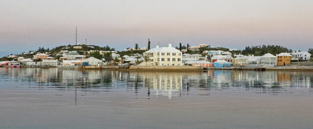 A view of Saint George, Bermuda From the Water