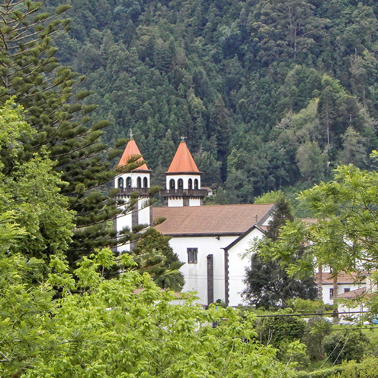 Distant View of Furnas Church