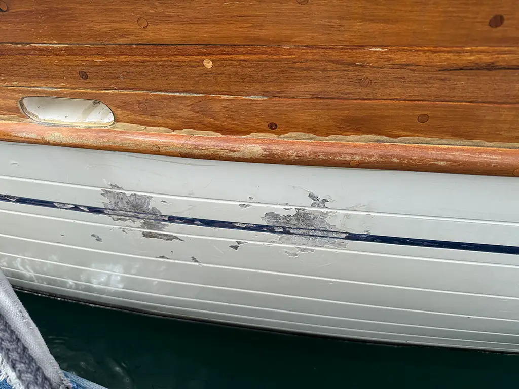 Damage incurred over the winter