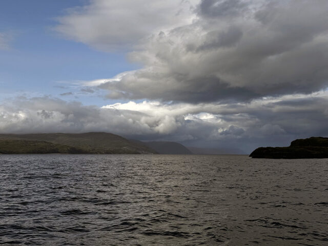 View of Loch Linhe With Distant Storm