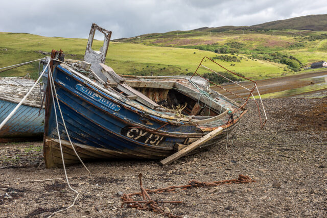 Boat Named Girl Josie Wrecked On A Beach